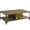 Tower living Salontafels|Basto salontafel 4 lades mango naturel matt 135cm