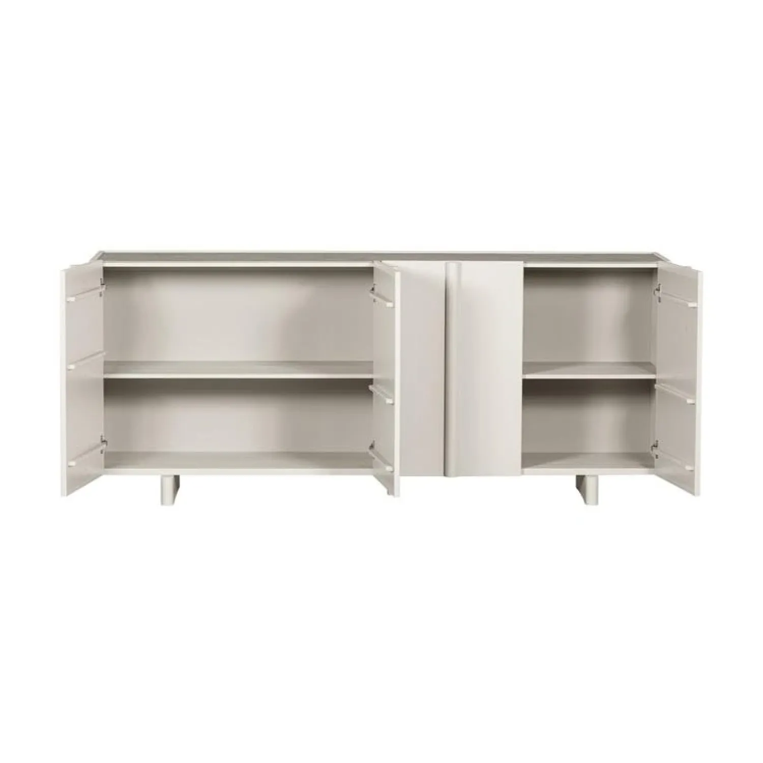 WOOOD Dressoirs|Industriele Kasten|Basu Dressoir grenen dust 200 cm