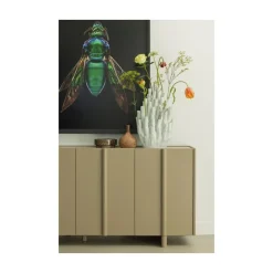 WOOOD Dressoirs|Industriele Kasten|Basu Dressoir grenen mud 200 cm