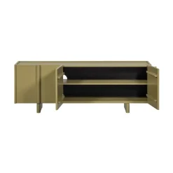 WOOOD Industriele Kasten|Tv Meubels|Basu Tv meubel grenen moss 152 cm