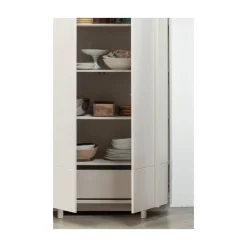 WOOOD Wandkasten|Industriele Kasten|Basu Wandkast grenen dust 101 cm