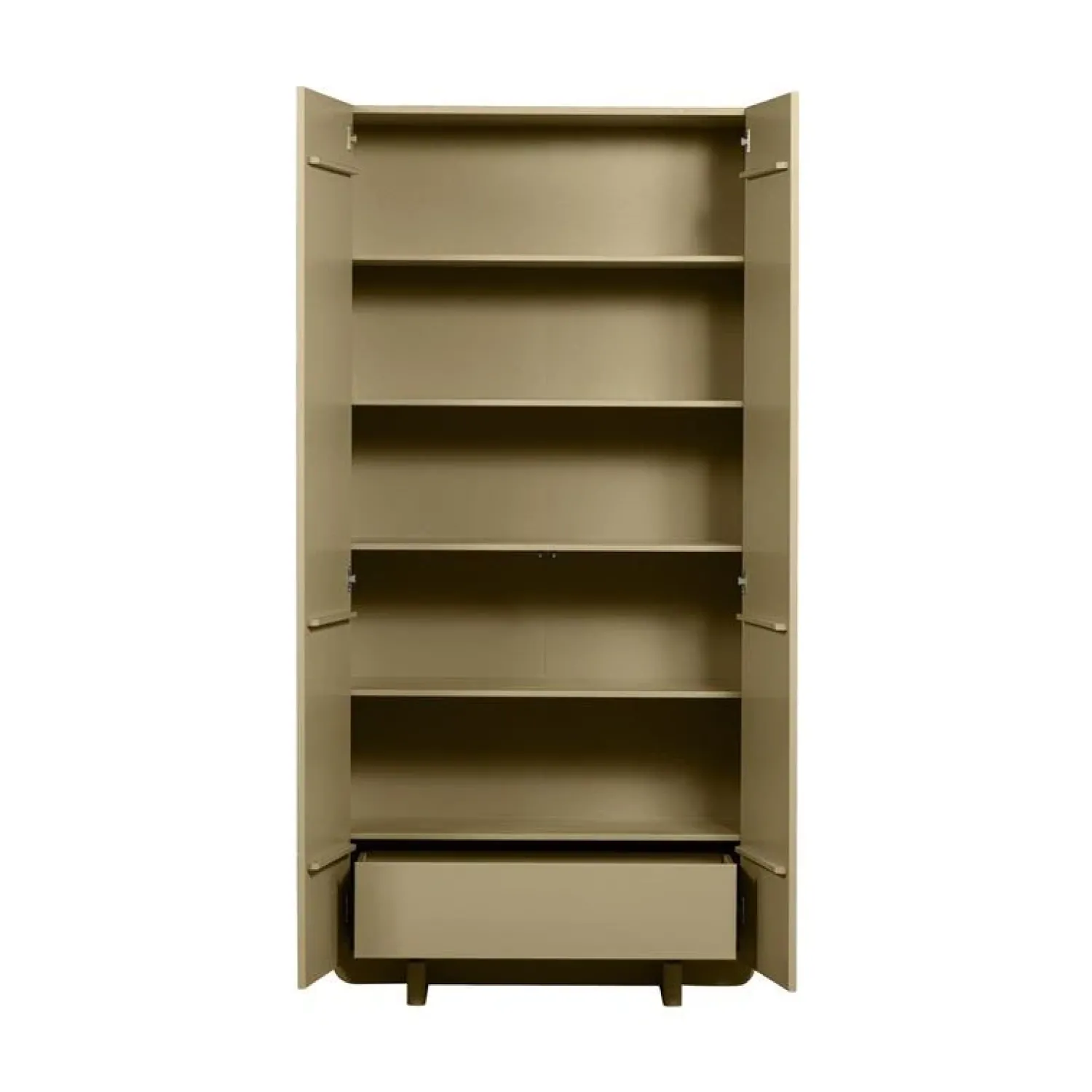 WOOOD Wandkasten|Industriele Kasten|Basu Wandkast grenen moss 101 cm