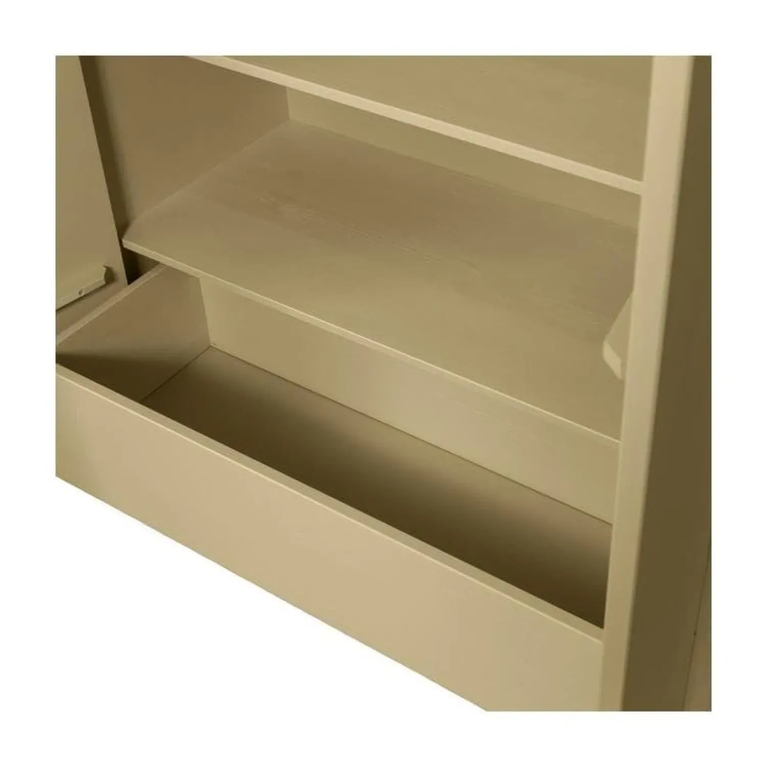 WOOOD Wandkasten|Industriele Kasten|Basu Wandkast grenen moss 101 cm