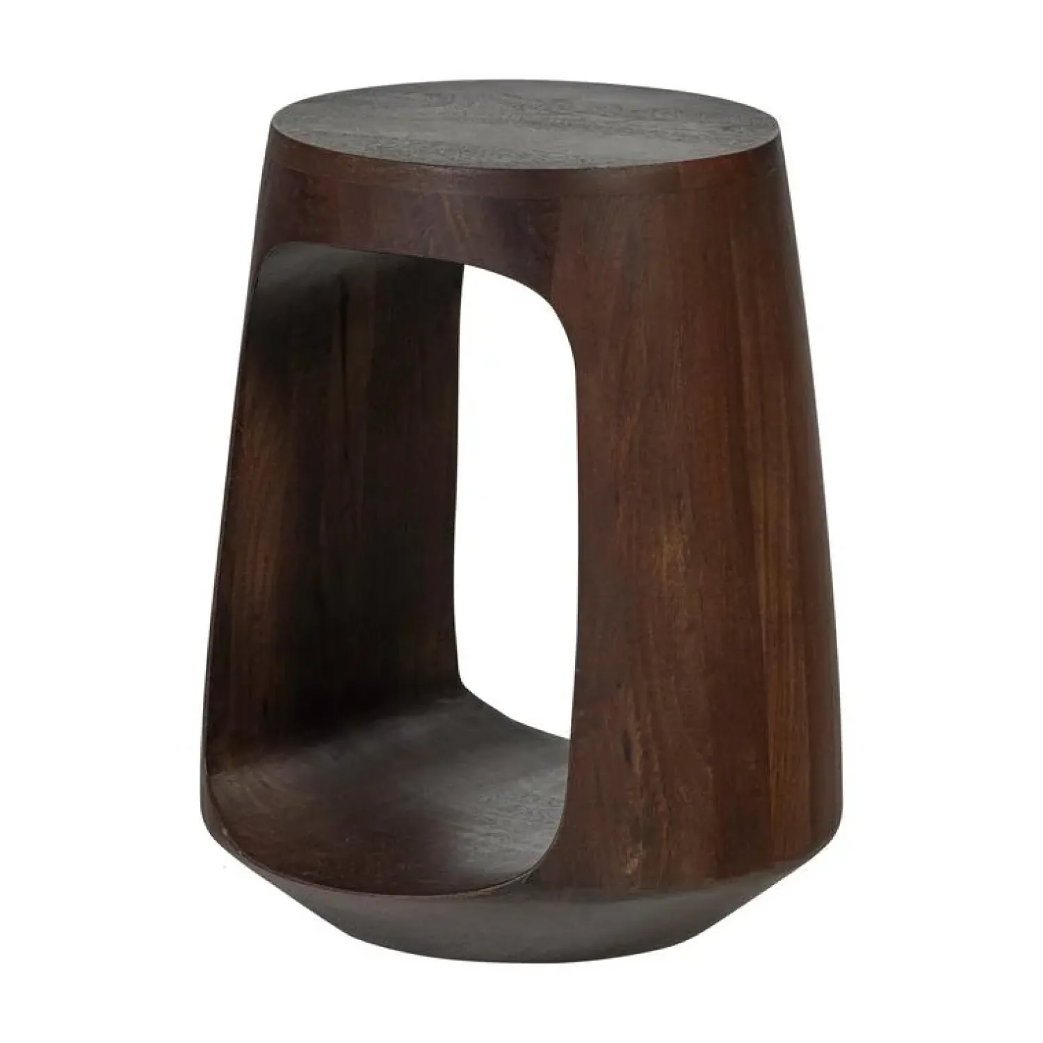 WOOOD Bijzettafels|Bayo Bijzettafel mangohout walnoot 33cm