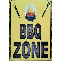 Cavetown Metalen Borden|BBQ Zone - metalen bord