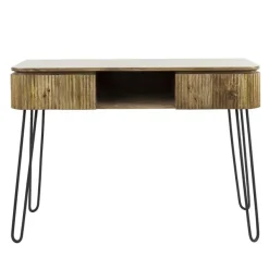 Kalfort Sidetables|Belisa kaptafel 2 lades mangohout 110cm