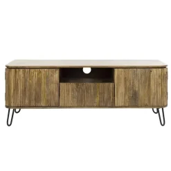 Kalfort Industriele Kasten|Tv Meubels|Belisa TV-meubel mangohout zandkleur 135cm