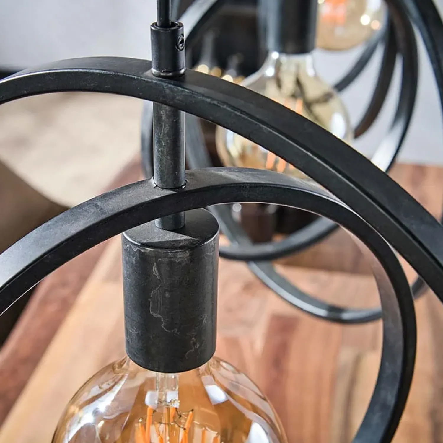 Kalfort Hanglampen|Bellamy 3-lichts hanglamp industrieel