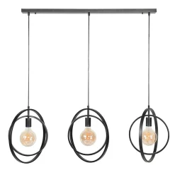 Kalfort Hanglampen|Bellamy 3-lichts hanglamp industrieel