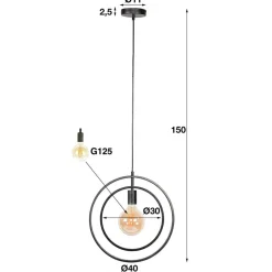 Kalfort Hanglampen|Bellamy 1-lichts hanglamp industrieel