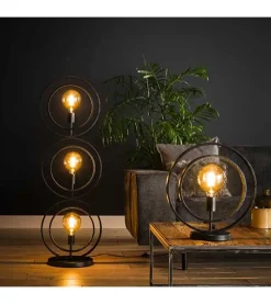 Kalfort Tafellampen|Bellamy 1-lichts tafellamp industrieel