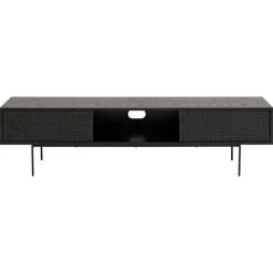 Nordhavn Industriele Kasten|Tv Meubels|Belvero Tv meubel Zwart 180cm