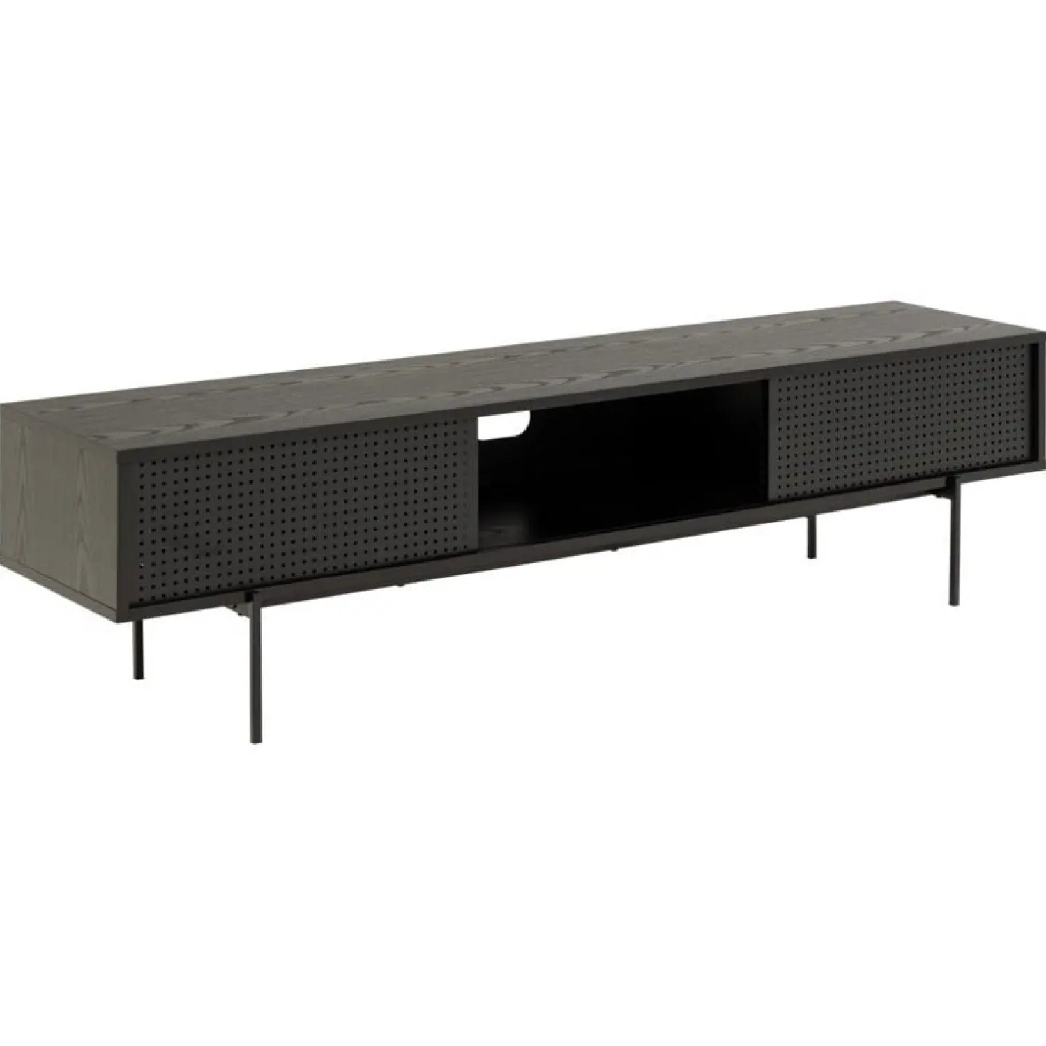Nordhavn Industriele Kasten|Tv Meubels|Belvero Tv meubel Zwart 180cm