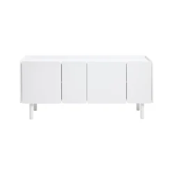 LykkeHome Dressoirs|Industriele Kasten|Benny Dressoir Wit 160cm
