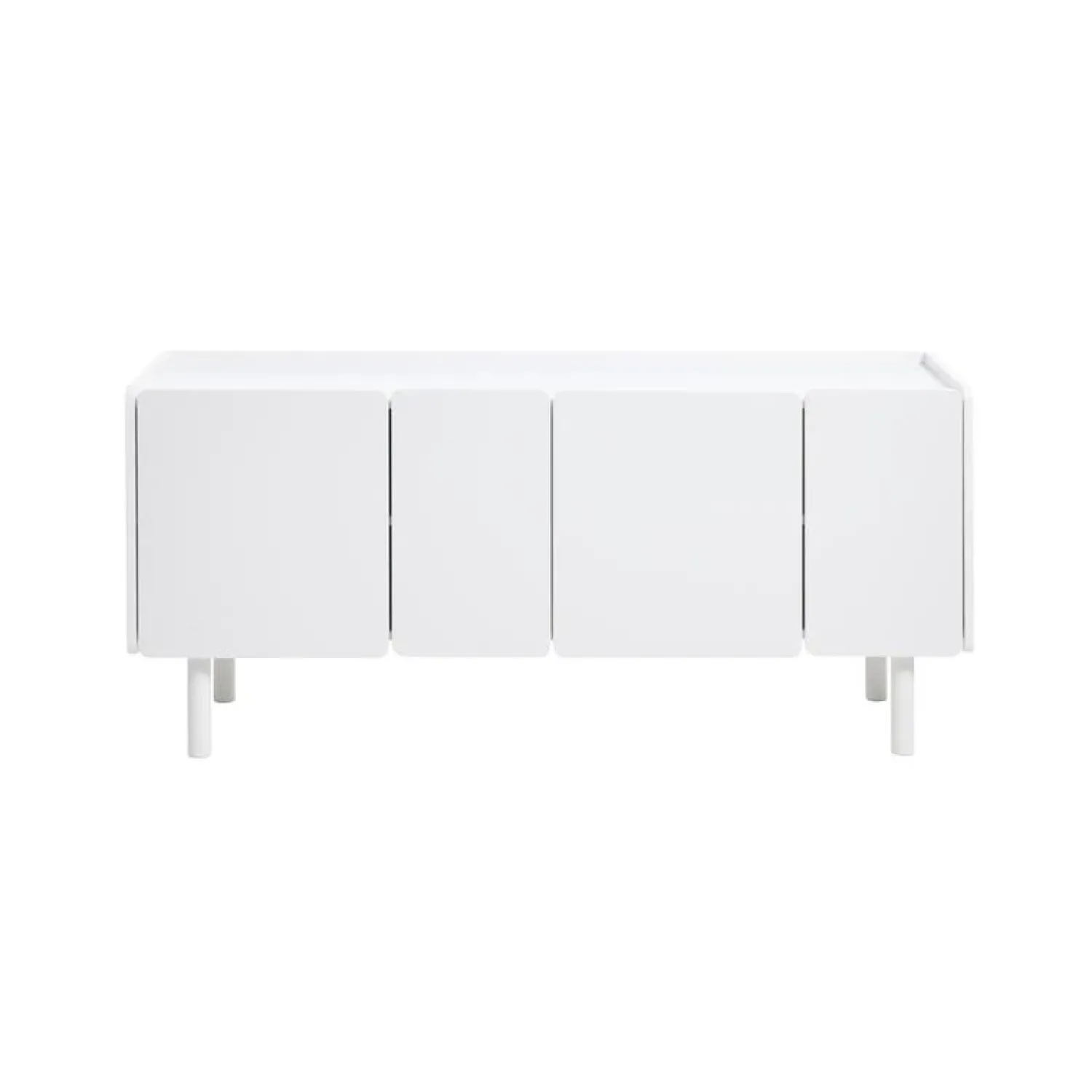 LykkeHome Dressoirs|Industriele Kasten|Benny Dressoir Wit 160cm