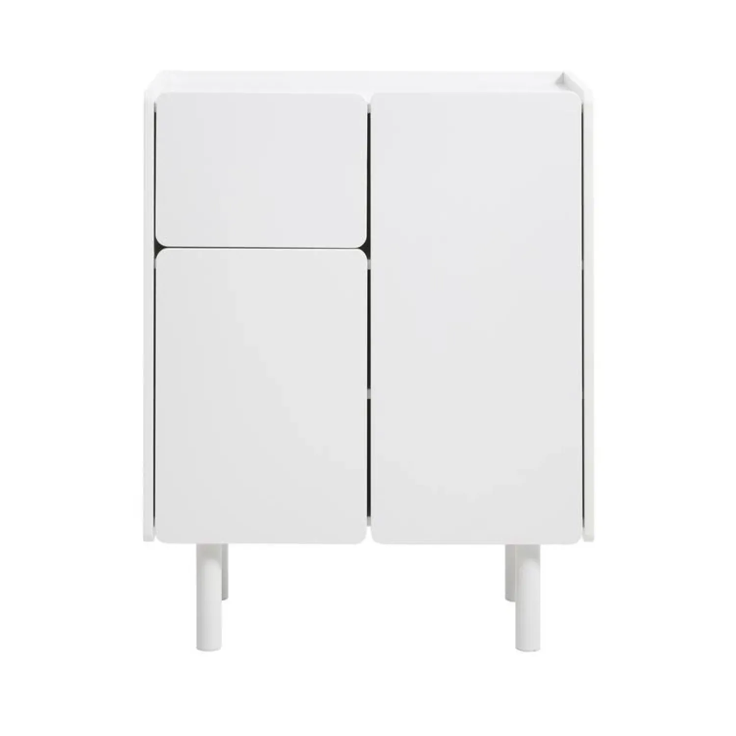 LykkeHome Wandkasten|Industriele Kasten|Benny Wandkast Wit 80cm