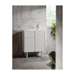 LykkeHome Wandkasten|Industriele Kasten|Benny Wandkast Wit 80cm