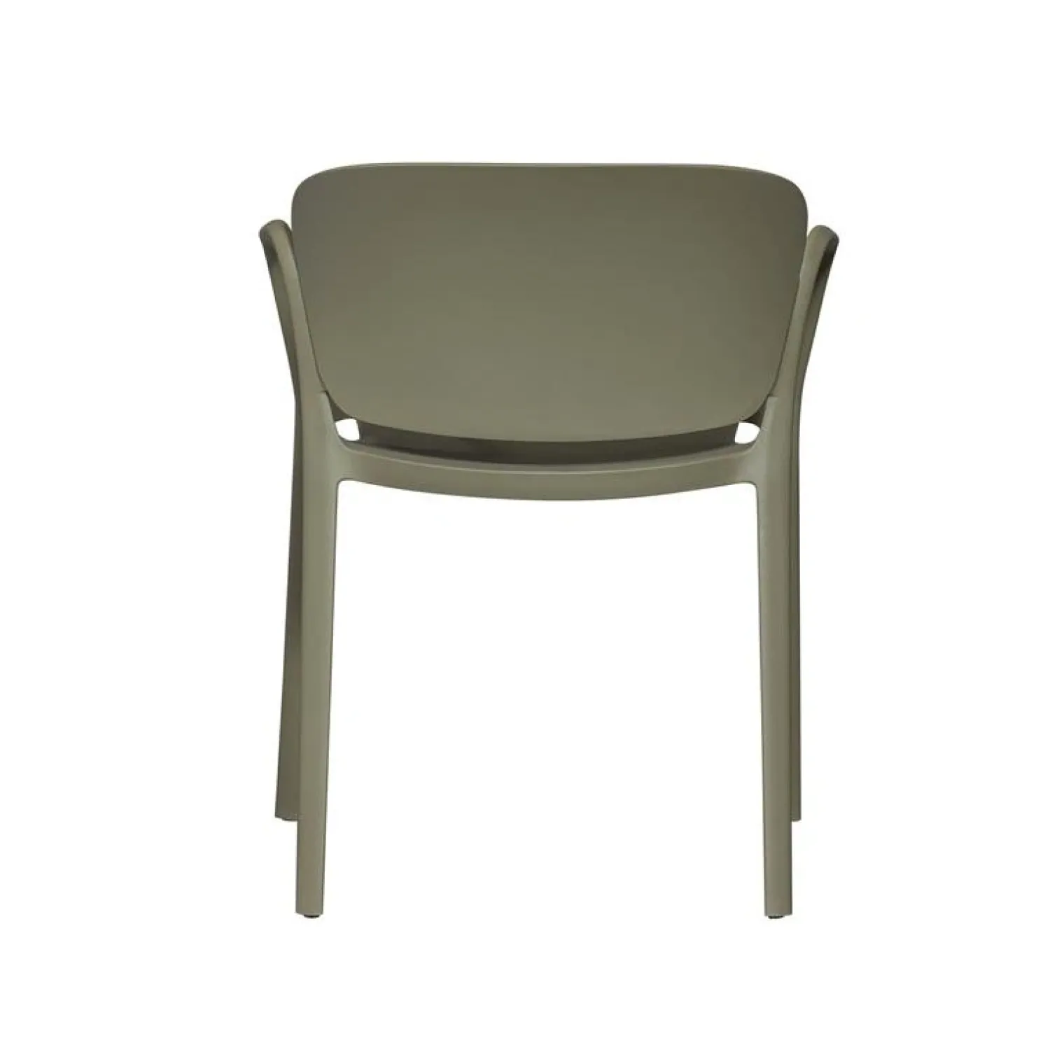 WOOOD Tuinstoelen|Bent Tuinstoel kunststof groen