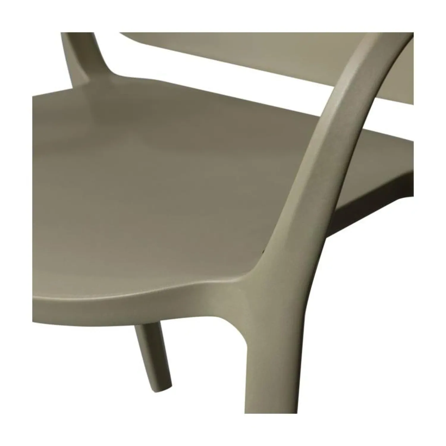 WOOOD Tuinstoelen|Bent Tuinstoel kunststof groen