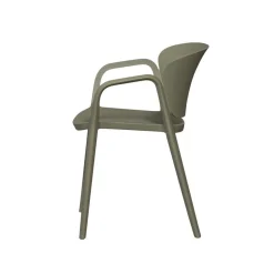 WOOOD Tuinstoelen|Bent Tuinstoel kunststof groen