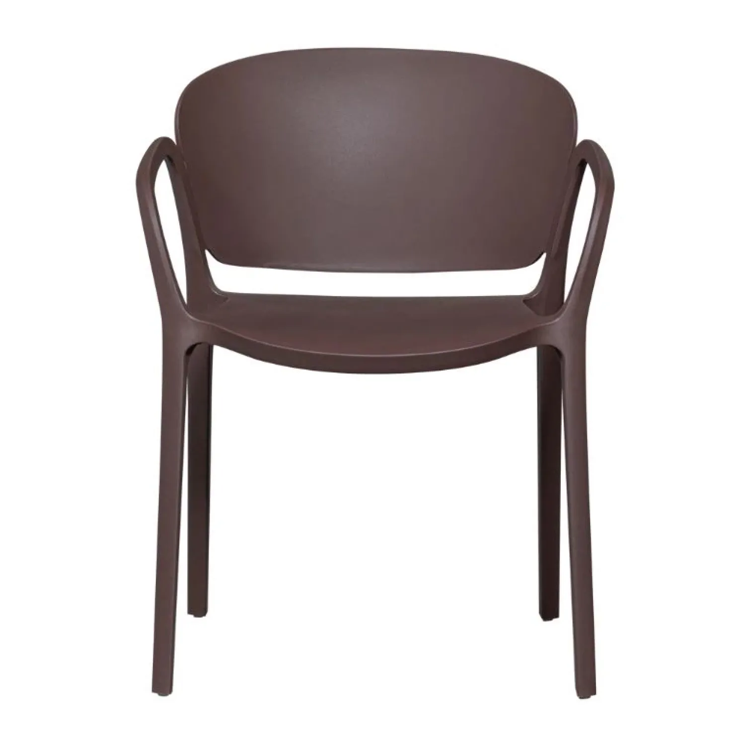 WOOOD Tuinstoelen|Bent Tuinstoel kunststof paars/bruin