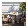 WOOOD Tuinstoelen|Bent Tuinstoel kunststof zalmroze