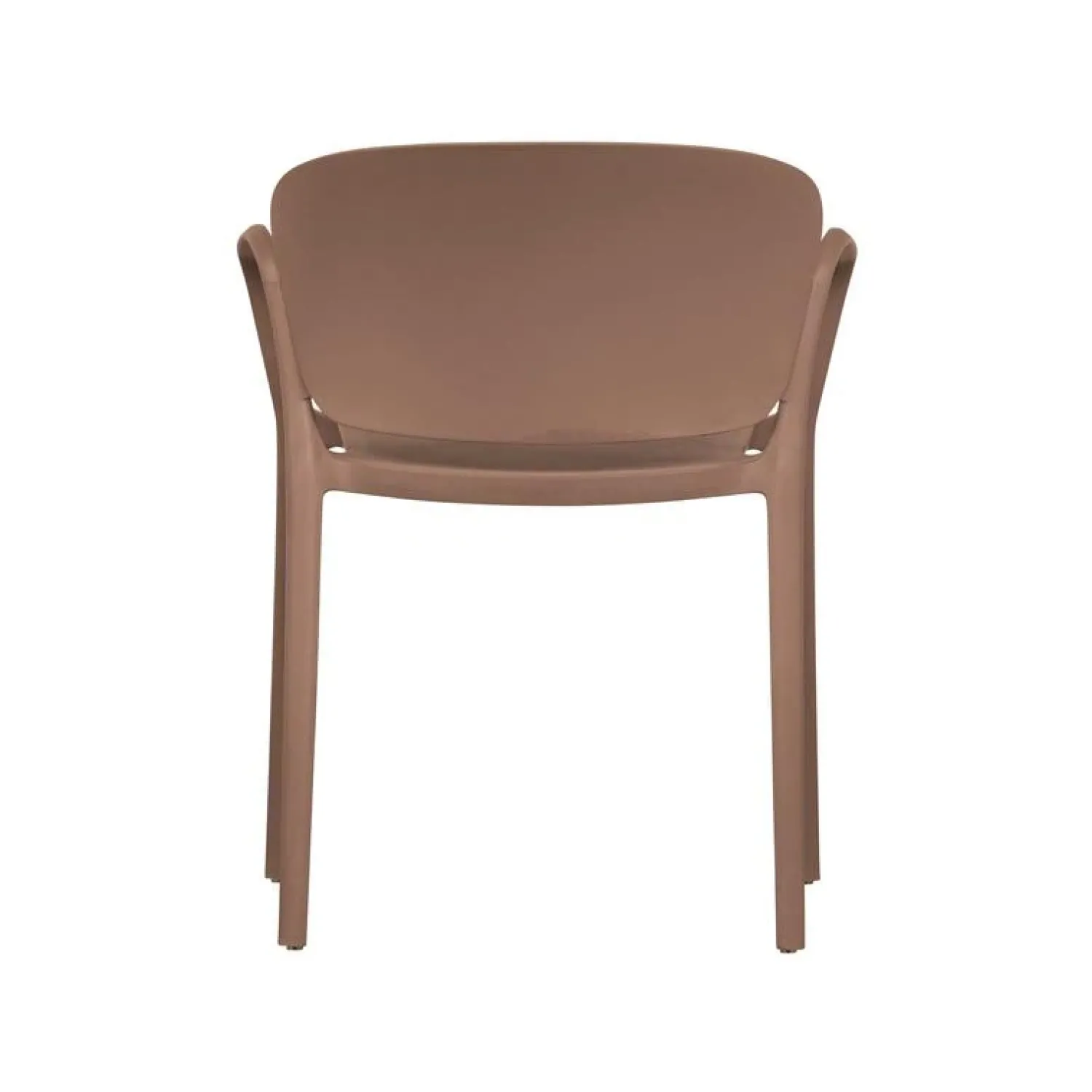 WOOOD Tuinstoelen|Bent Tuinstoel kunststof zalmroze