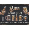Cavetown Metalen Borden|Bier zeurt niet - metalen bord