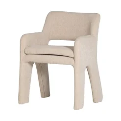 vtwonen Eetkamerstoelen|Bigfoot Eetkamerstoel Chenille Zand