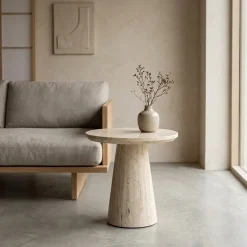Eleonora Salontafels|Bijzettafels|Bijzettafel Aime 45×45 beige
