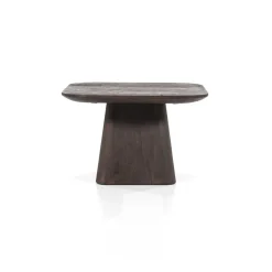 Eleonora Bijzettafels|Bijzettafel Aron vierkant 60×60 bruin
