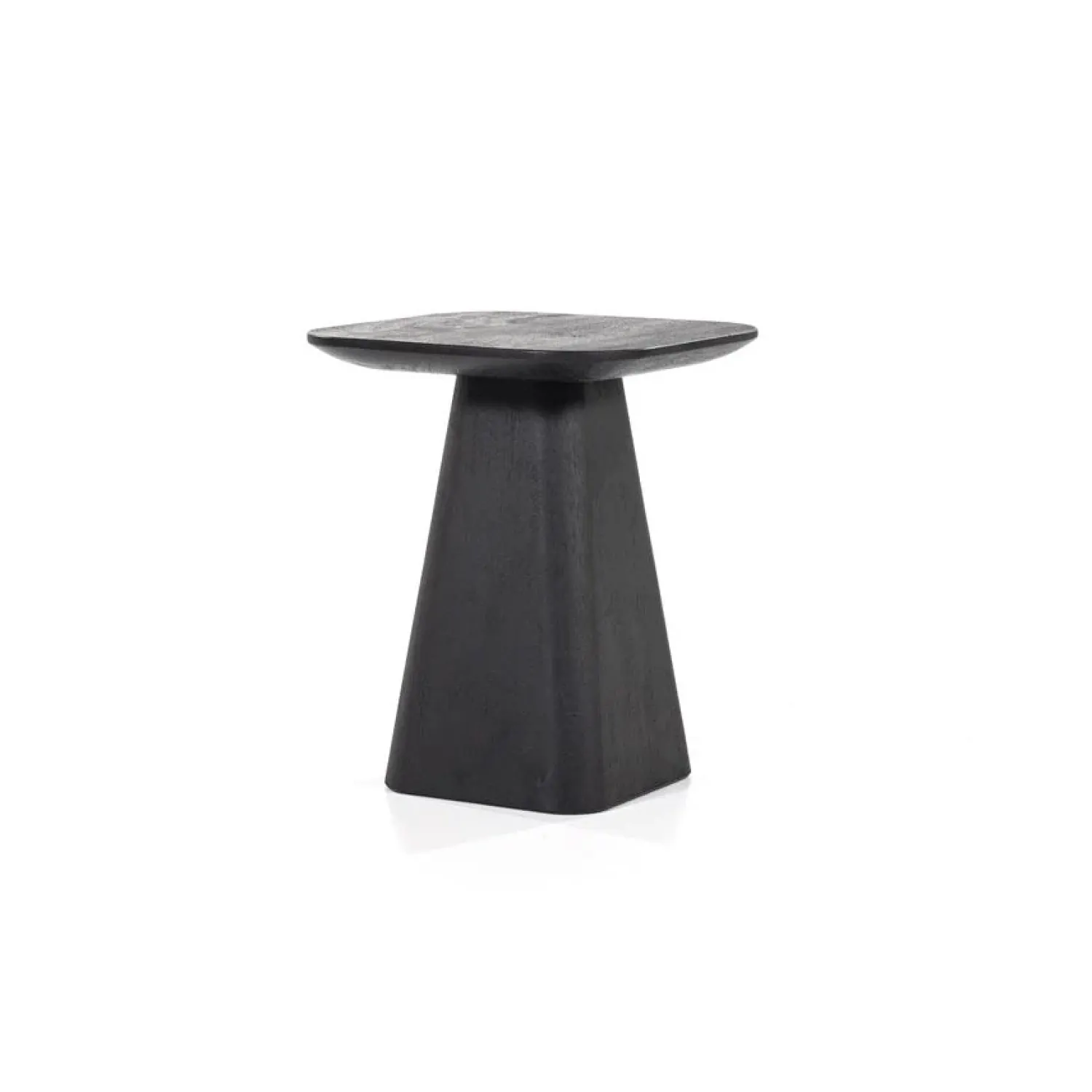 Eleonora Bijzettafels|Bijzettafel Aron vierkant 40×40 zwart