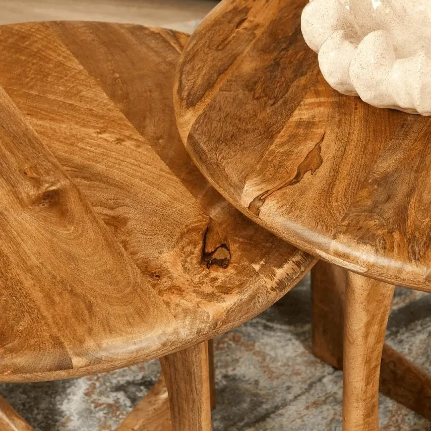 Furndea Bijzettafels|Bijzettafel Cadenza Naturel 60 cm