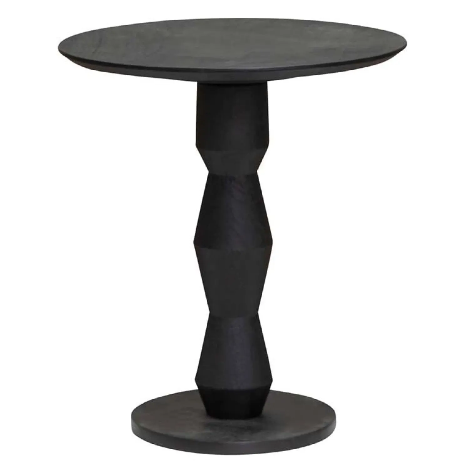 Tower living Bijzettafels|Bijzettafel Gambino rond Zwart Small