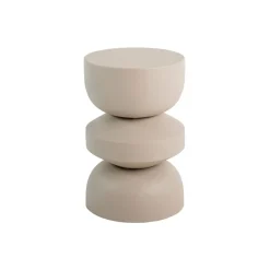 Kick Collection Bijzettafels|Bijzettafel Jon Beige 30cm