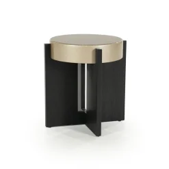 Eleonora Bijzettafels|Bijzettafel Juliet beige 40cm