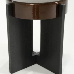 Eleonora Bijzettafels|Bijzettafel Juliet bruin 40cm