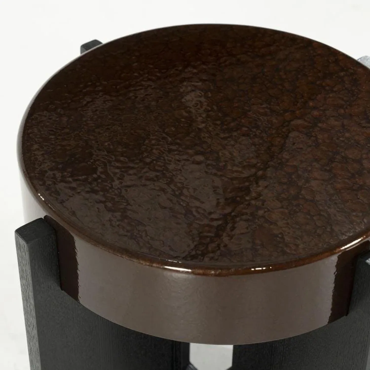 Eleonora Bijzettafels|Bijzettafel Juliet bruin 40cm