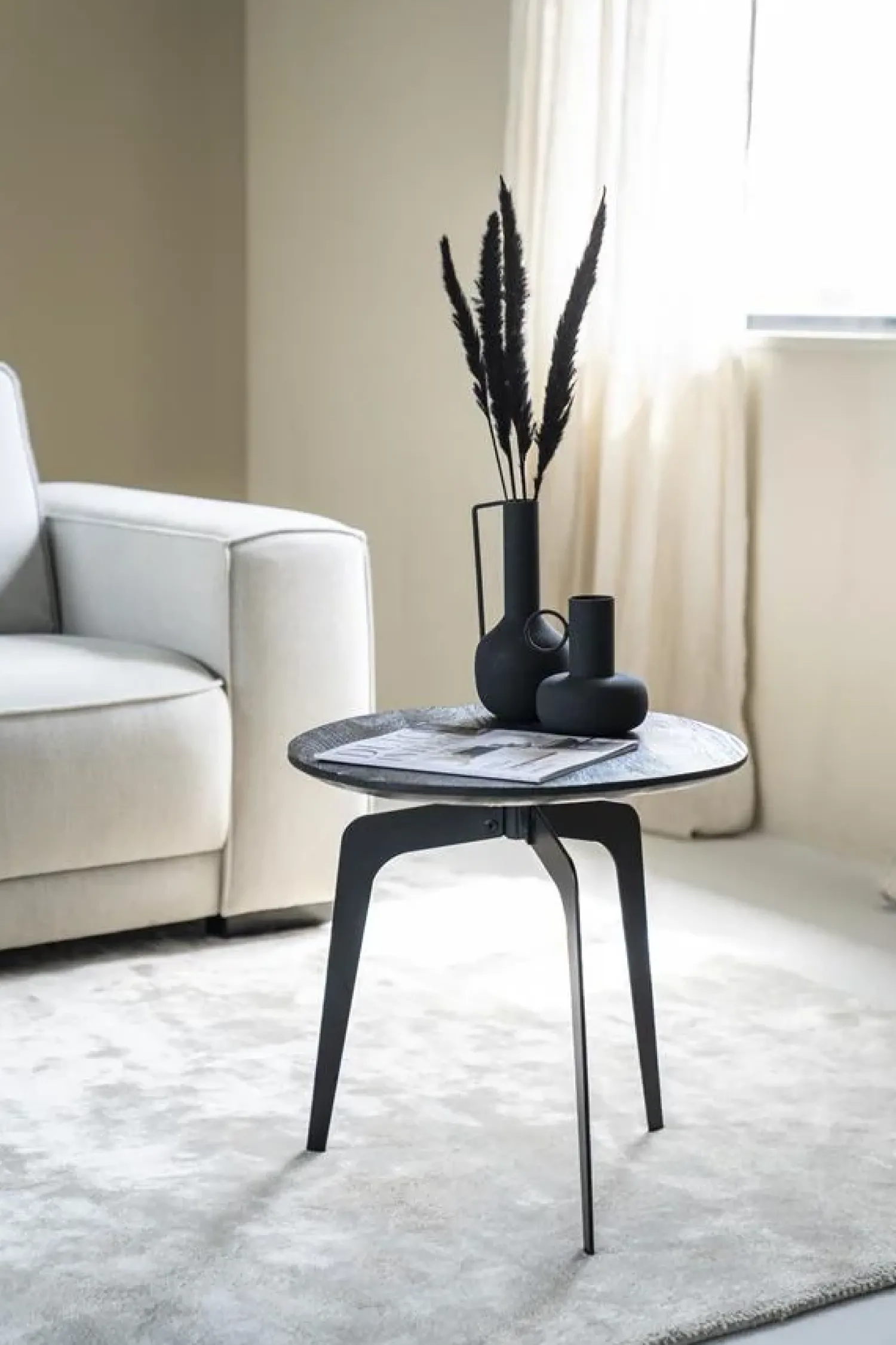 By Boo Bijzettafels|Bijzettafel Kenji grijs