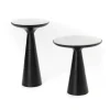 Furndea Bijzettafels|Bijzettafel Lionel Zwart 38 cm