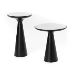 Furndea Bijzettafels|Bijzettafel Lionel Zwart 45 cm