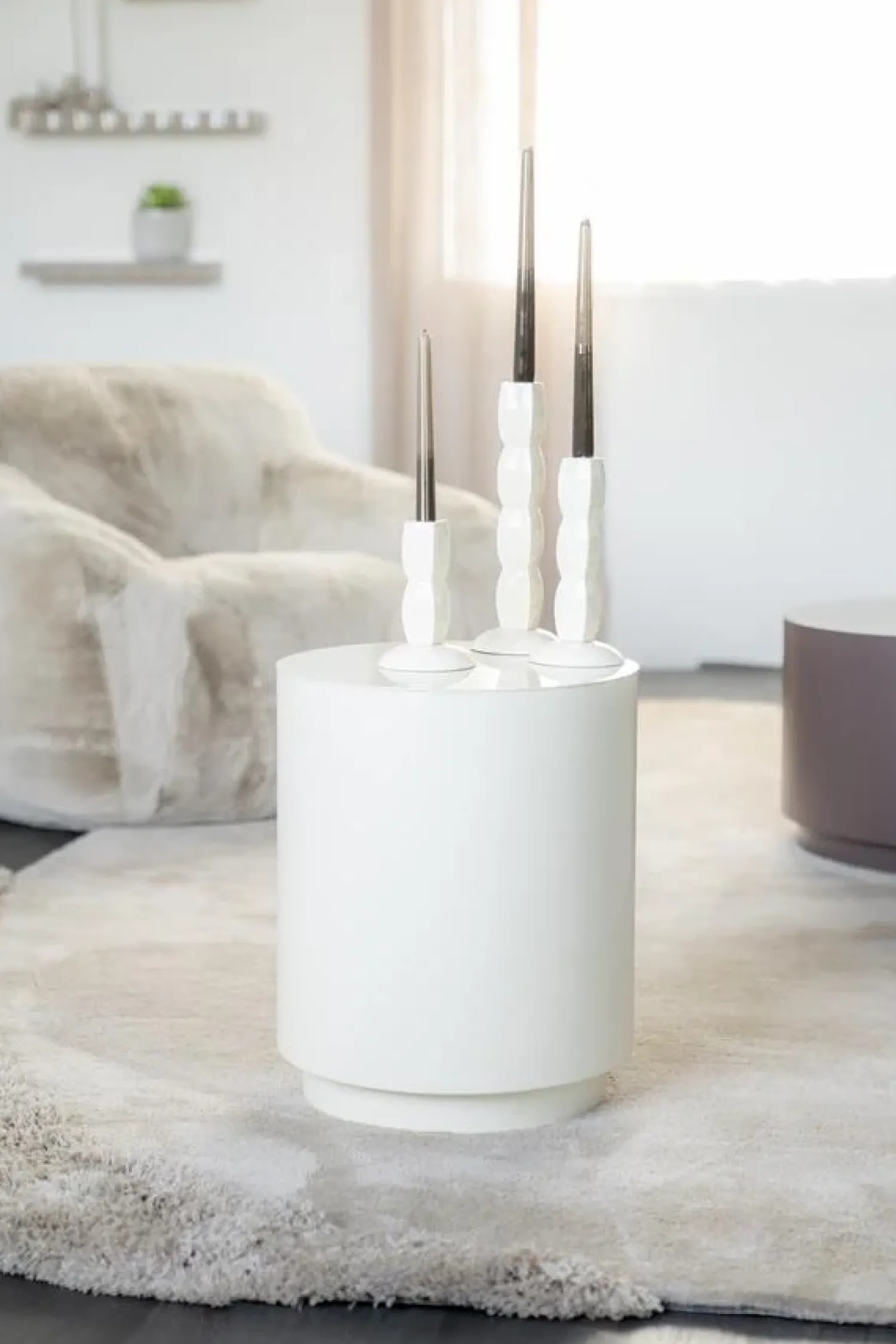 By Boo Bijzettafels|Bijzettafel Mesita Beige 37cm