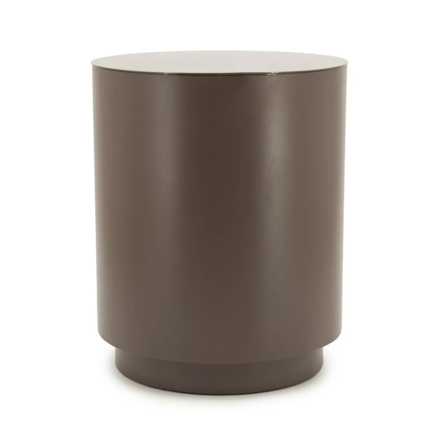 By Boo Bijzettafels|Bijzettafel Mesita Donkertaupe 37cm