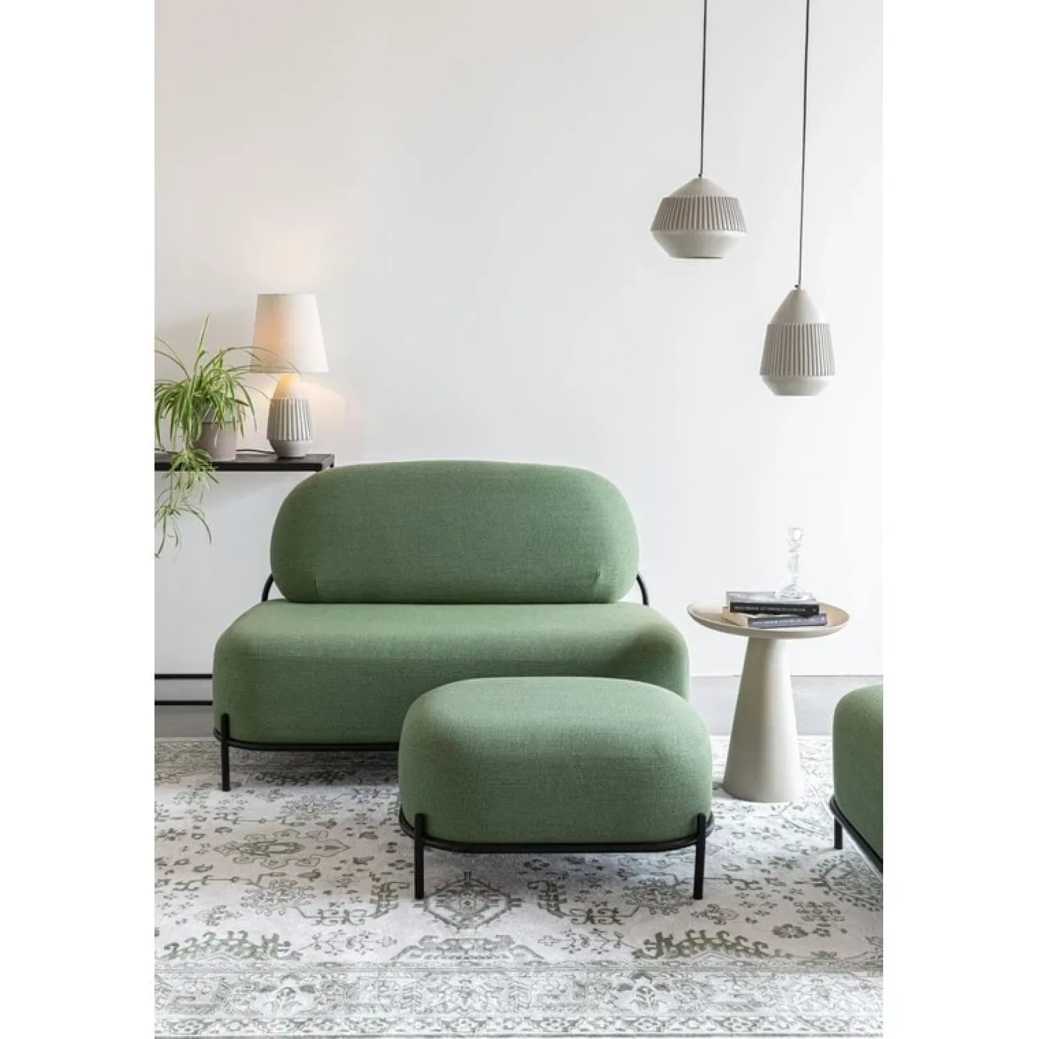 NORI Living Bijzettafels|Bijzettafel Ringar Groot Beige 39cm