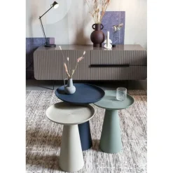 NORI Living Bijzettafels|Bijzettafel Ringar Groot Blauw 39cm