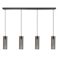 Trading Lighting Hanglampen|Birdy 4-lichts hanglamp zwart