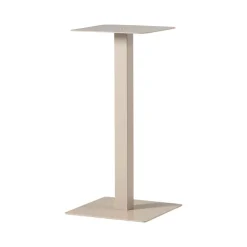 WOOOD Onderstellen|Bistro Bartafel poot metaal beige