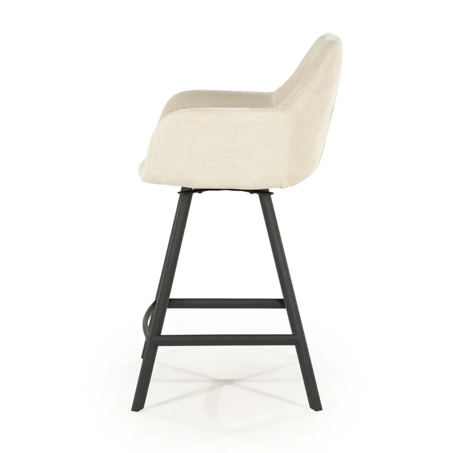 By Boo Barkrukken|Bliss Barstoel met armleuning Beige