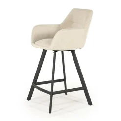 By Boo Barkrukken|Bliss Barstoel met armleuning Beige
