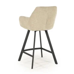 By Boo Barkrukken|Bliss Barstoel met armleuning Taupe